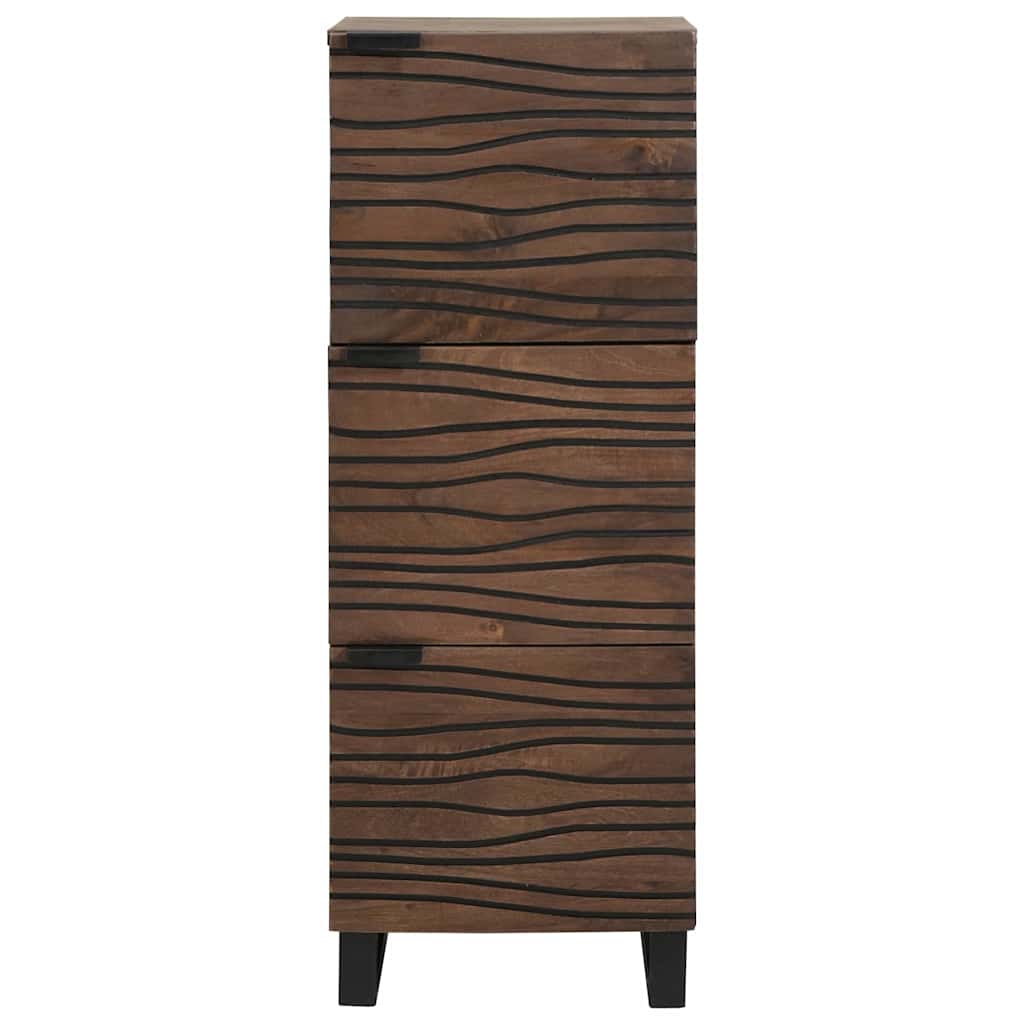 Highboard Bruin 40 x 33 x 110 cm massief mangohout is nu te koop bij PeponiXL, paradijselijk wonen!
