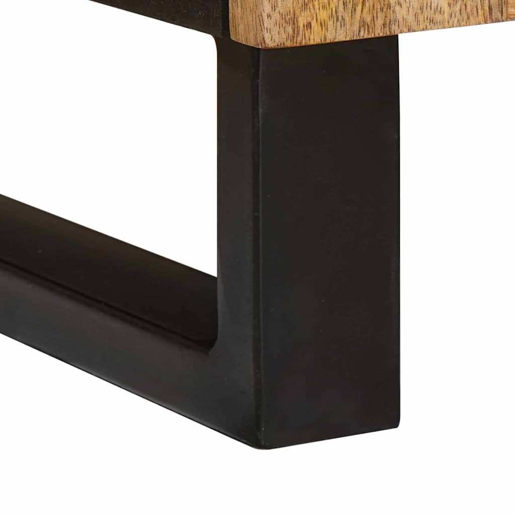 Nachtkastje 2 pcs Naturel 40 x 33 x 46 cm Massief Mango Hout is nu te koop bij PeponiXL, paradijselijk wonen!