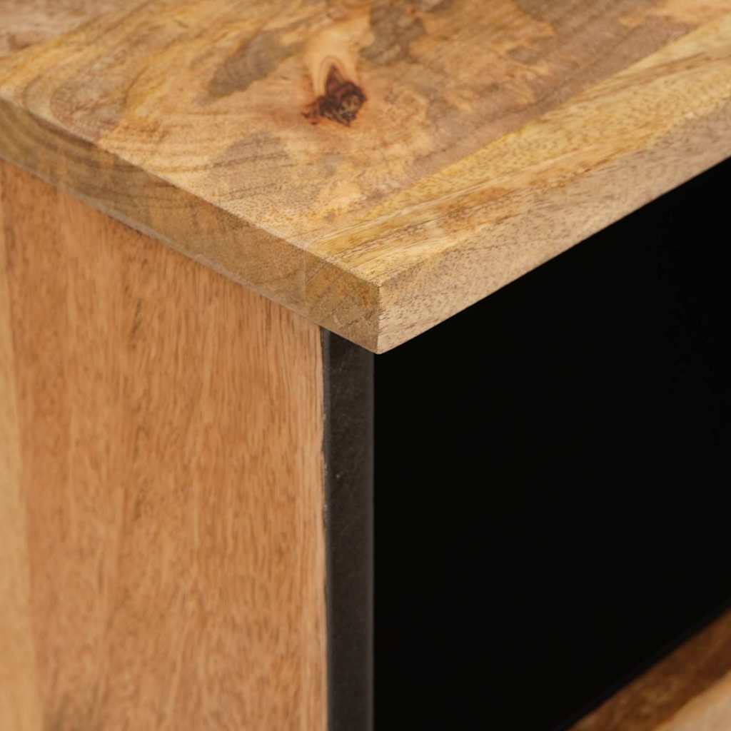 Nachtkastje 2 pcs Naturel 40 x 33 x 46 cm Massief Mango Hout is nu te koop bij PeponiXL, paradijselijk wonen!