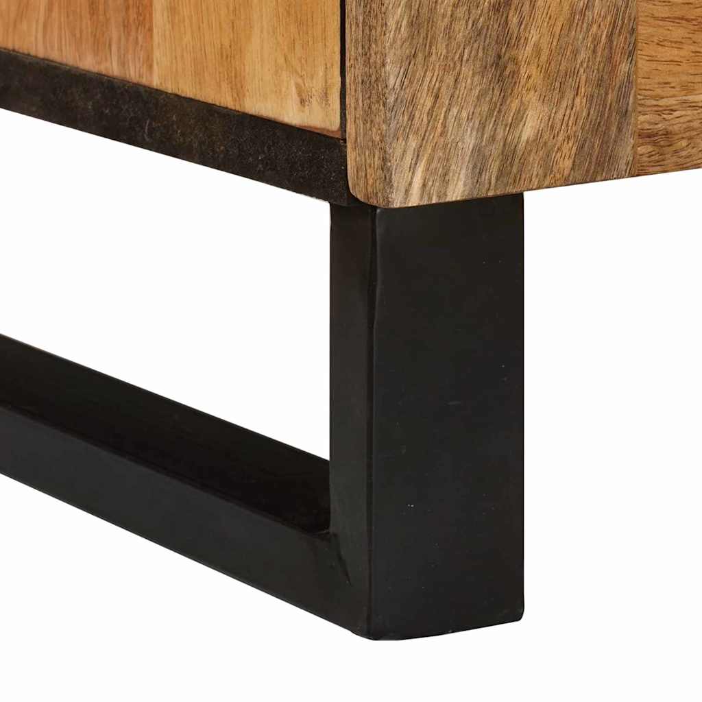 TV-kast met lade Bruin 105 x 33 x 46 cm Massief Mango Hout is nu te koop bij PeponiXL, paradijselijk wonen!