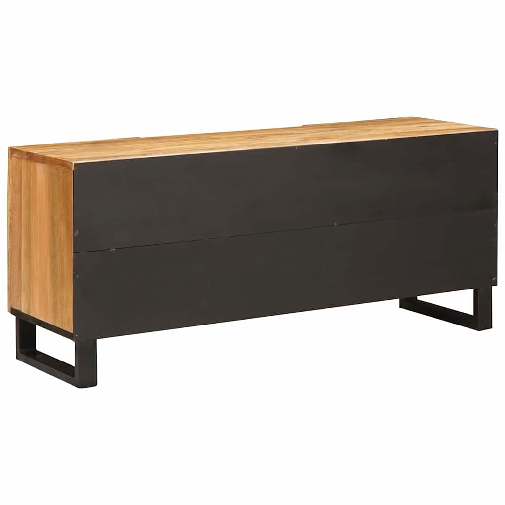 TV-kast met lade Bruin 105 x 33 x 46 cm Massief Mango Hout is nu te koop bij PeponiXL, paradijselijk wonen!