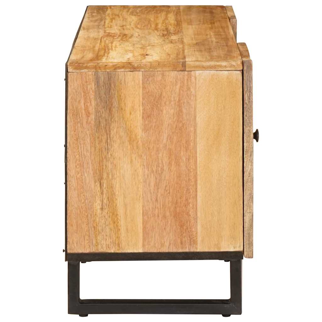TV-kast met lade Bruin 105 x 33 x 46 cm Massief Mango Hout is nu te koop bij PeponiXL, paradijselijk wonen!