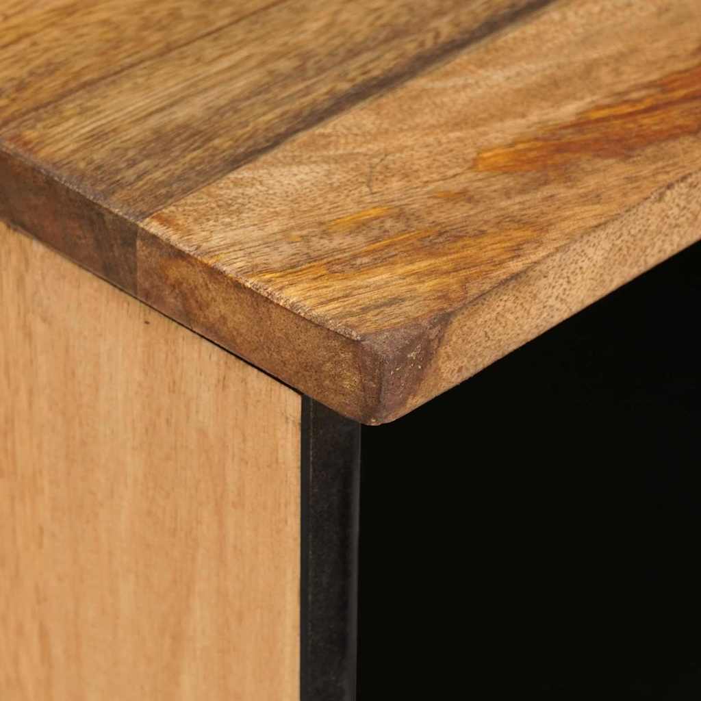 TV-kast met lade Bruin 80 x 33 x 46 cm Massief Mango Hout is nu te koop bij PeponiXL, paradijselijk wonen!