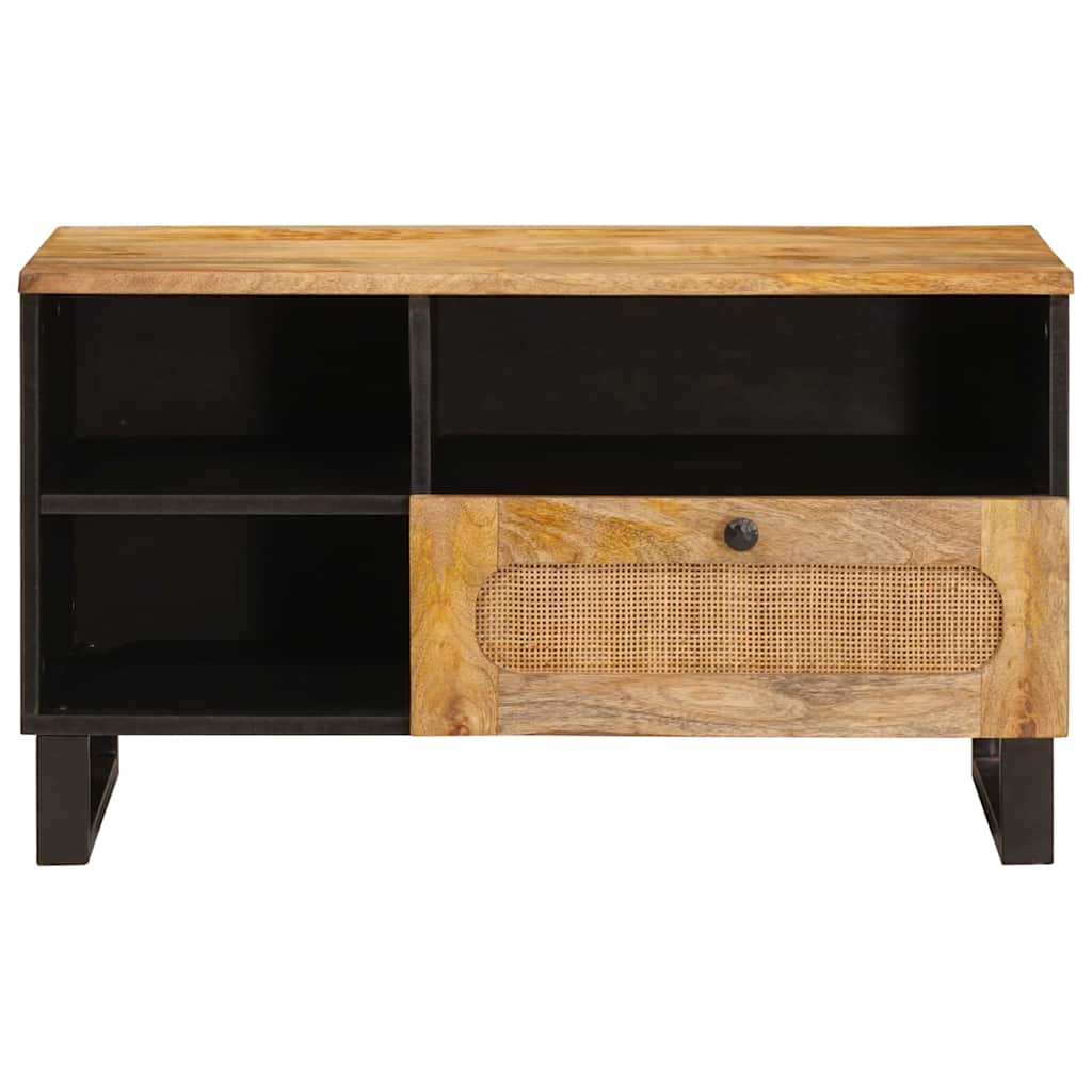 TV-kast met lade Bruin 80 x 33 x 46 cm Massief Mango Hout is nu te koop bij PeponiXL, paradijselijk wonen!