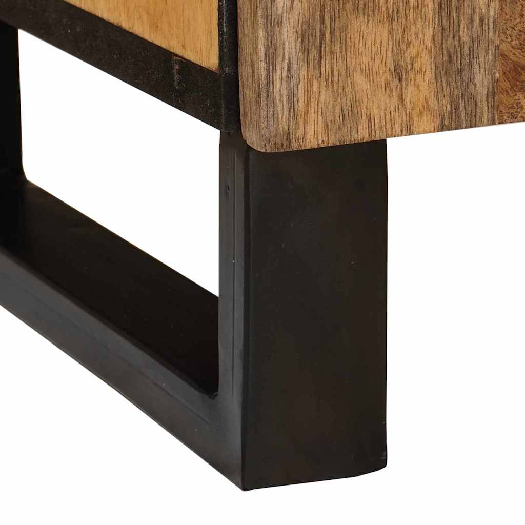 Badkamerkast met plank Bruin 38 x 33 x 58 cm Massief Mango Hout is nu te koop bij PeponiXL, paradijselijk wonen!