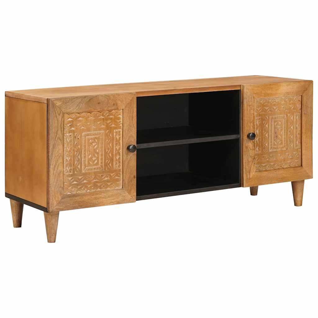 TV Eenheden Licht Bruin 105 x 33 x 46 cm Massief Mango Hout is nu te koop bij PeponiXL, paradijselijk wonen!