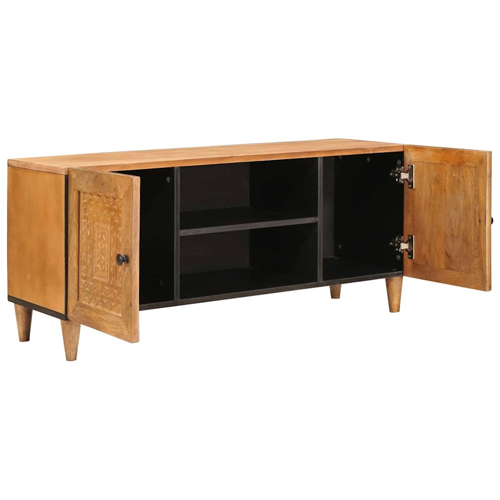 TV Eenheden Licht Bruin 105 x 33 x 46 cm Massief Mango Hout is nu te koop bij PeponiXL, paradijselijk wonen!