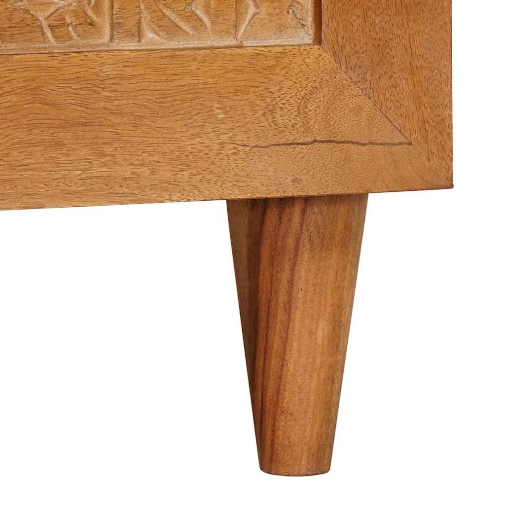 Salontafel Licht Bruin 80 x 50 x 40 cm Massief acaciahout is nu te koop bij PeponiXL, paradijselijk wonen!
