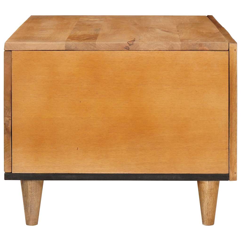 Salontafel Licht Bruin 80 x 50 x 40 cm Massief acaciahout is nu te koop bij PeponiXL, paradijselijk wonen!