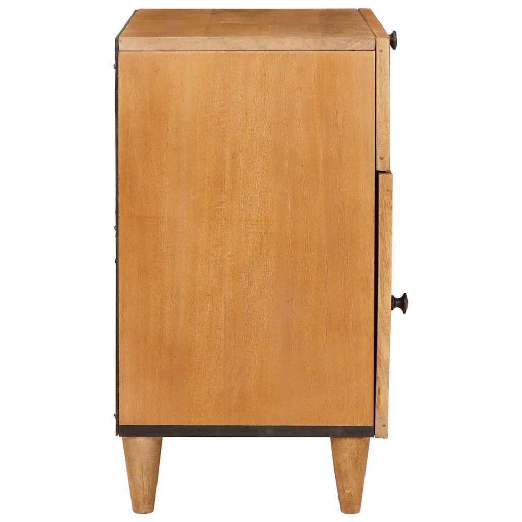 Nachtkastje Licht Bruin 50 x 33 x 60 cm Massief acaciahout is nu te koop bij PeponiXL, paradijselijk wonen!