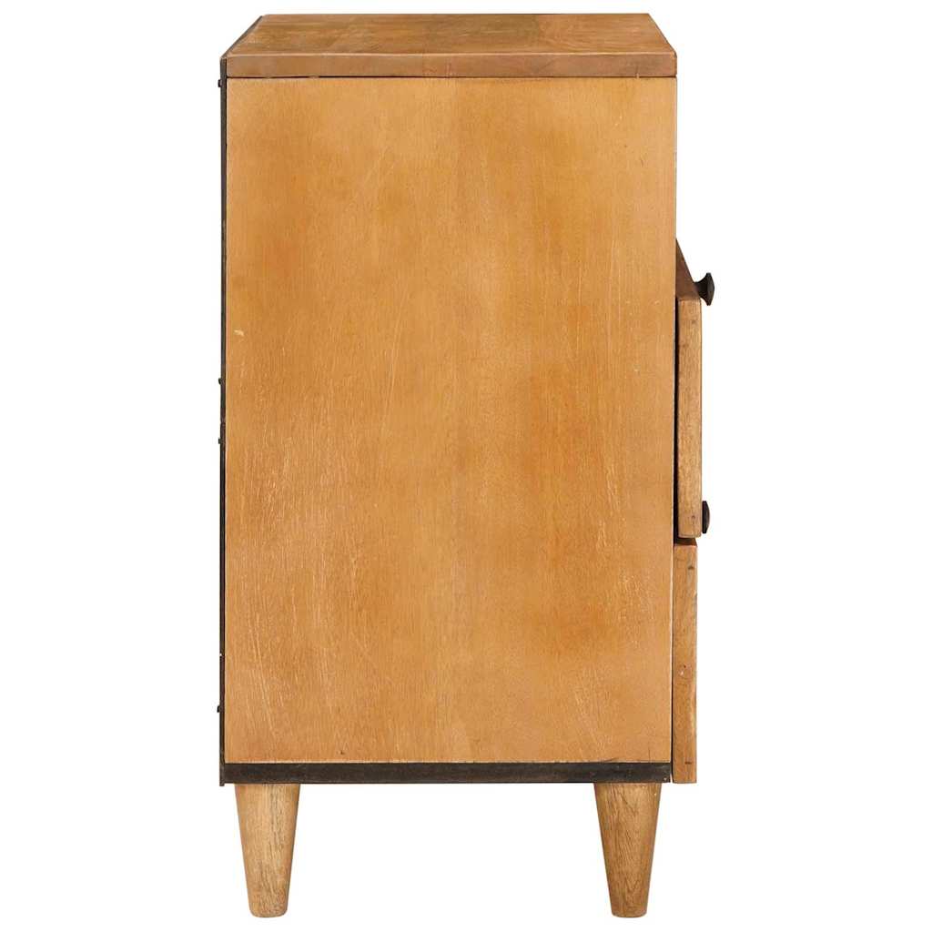 Nachtkastje Licht Bruin 50 x 33 x 62 cm Massief acaciahout is nu te koop bij PeponiXL, paradijselijk wonen!