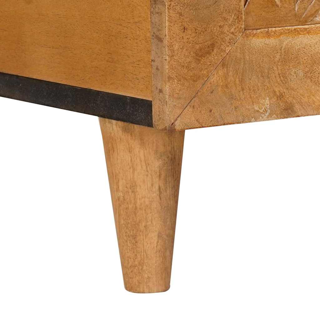 Salontafel Licht Bruin 100 x 54 x 40 cm Massief acaciahout is nu te koop bij PeponiXL, paradijselijk wonen!