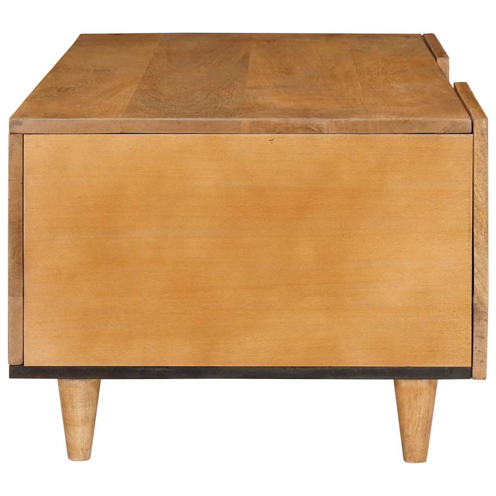 Salontafel Licht Bruin 100 x 54 x 40 cm Massief acaciahout is nu te koop bij PeponiXL, paradijselijk wonen!