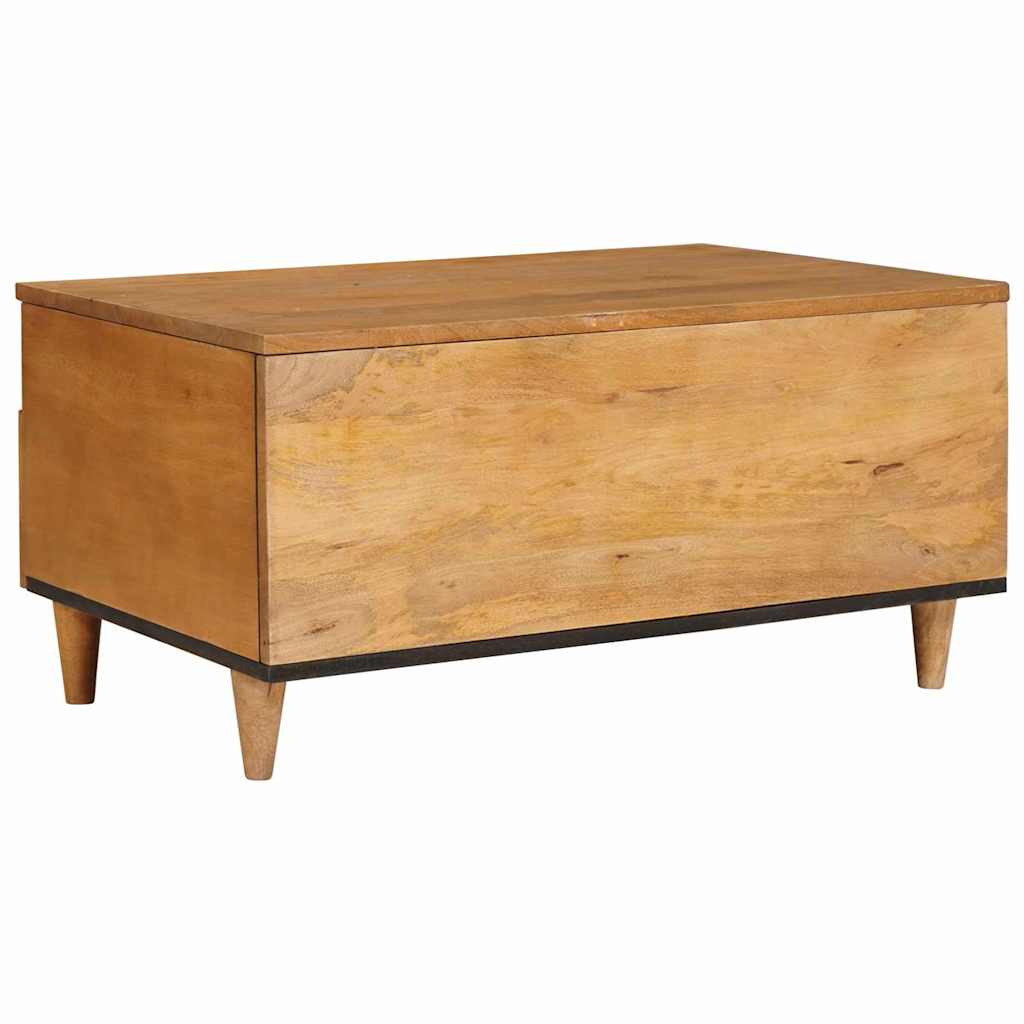 Salontafel Licht Bruin 80 x 54 x 40 cm Massief acaciahout is nu te koop bij PeponiXL, paradijselijk wonen!