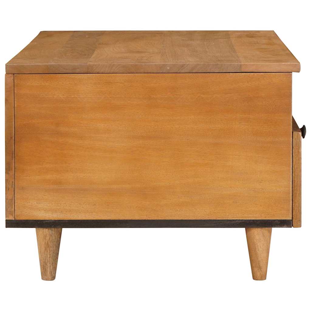 Salontafel Licht Bruin 80 x 54 x 40 cm Massief acaciahout is nu te koop bij PeponiXL, paradijselijk wonen!