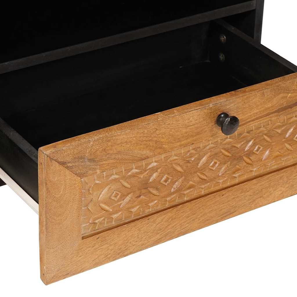 TV Eenheden met lade Licht Bruin 80 x 33 x 46 cm Bewerkt hout is nu te koop bij PeponiXL, paradijselijk wonen!