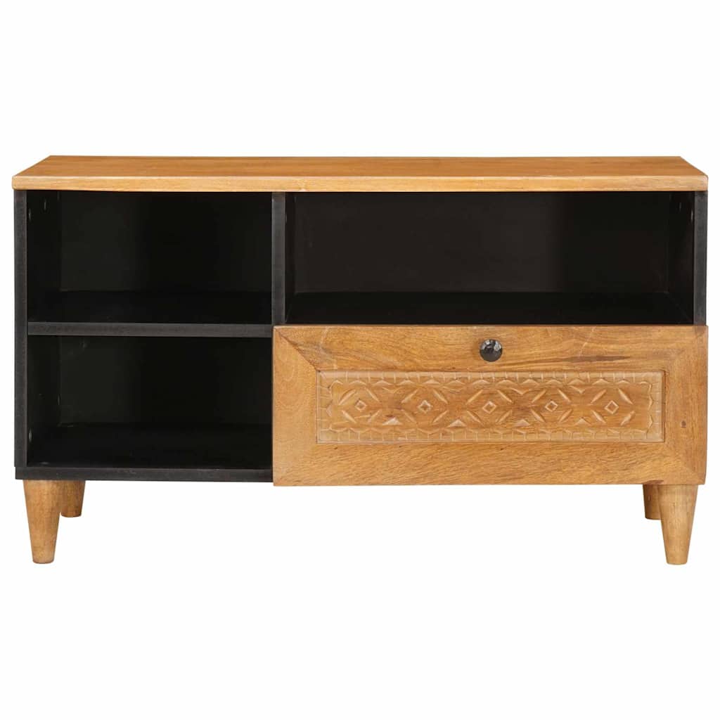 TV Eenheden met lade Licht Bruin 80 x 33 x 46 cm Bewerkt hout is nu te koop bij PeponiXL, paradijselijk wonen!