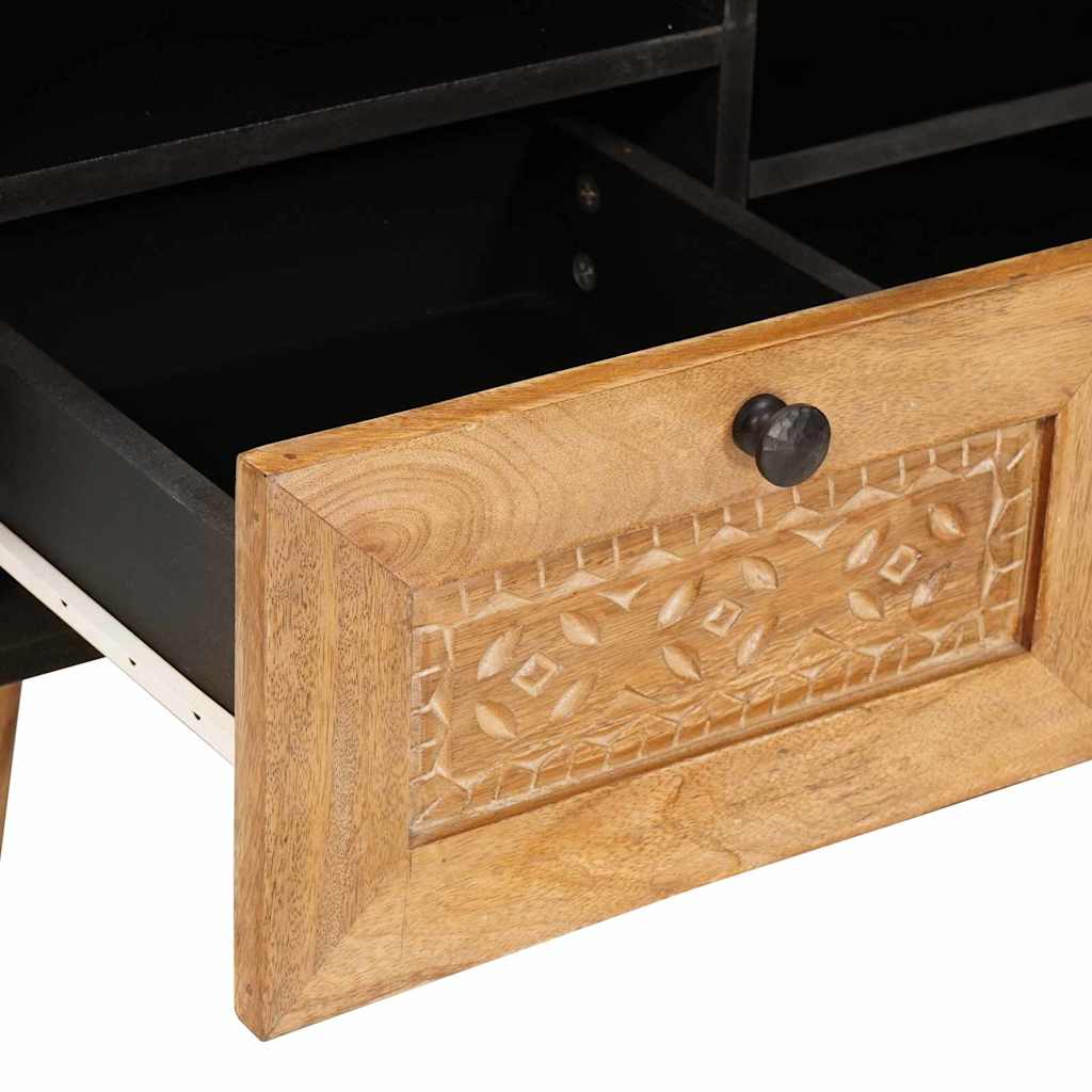 TV Eenheden met lade Licht Bruin 100 x 33 x 46 cm Bewerkt hout is nu te koop bij PeponiXL, paradijselijk wonen!
