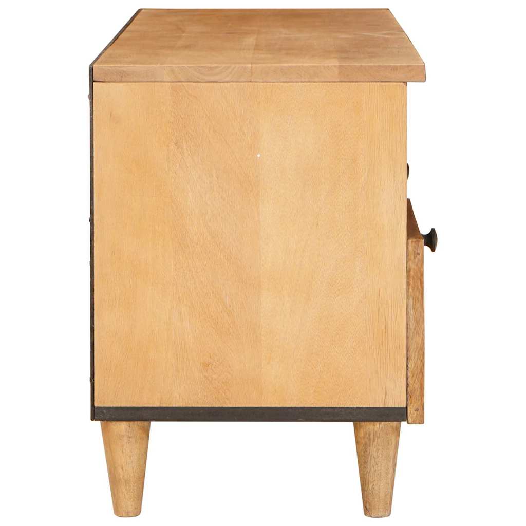 TV Eenheden met lade Licht Bruin 100 x 33 x 46 cm Bewerkt hout is nu te koop bij PeponiXL, paradijselijk wonen!
