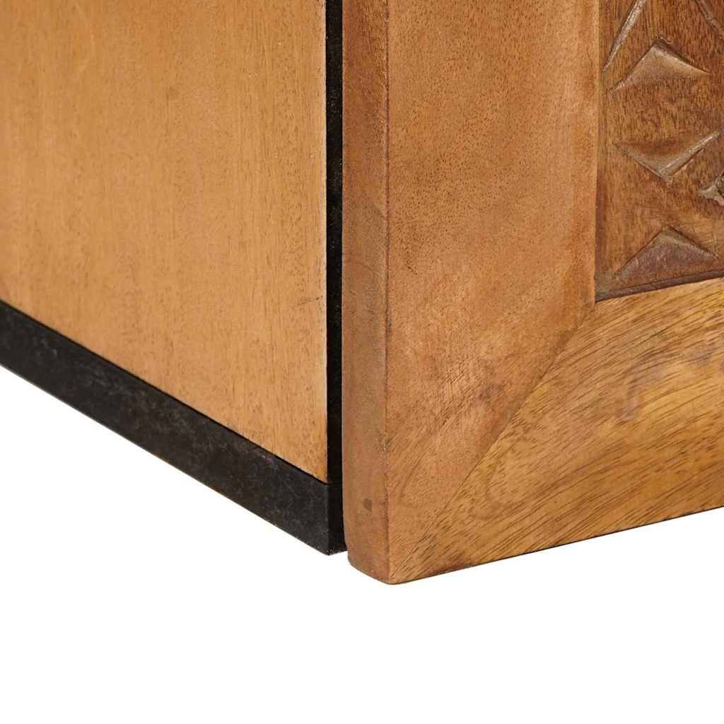 Badkamerkast Licht Bruin 38 x 33 x 48 cm Bewerkt hout is nu te koop bij PeponiXL, paradijselijk wonen!