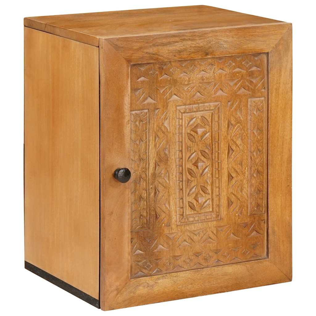 Badkamerkast Licht Bruin 38 x 33 x 48 cm Bewerkt hout is nu te koop bij PeponiXL, paradijselijk wonen!