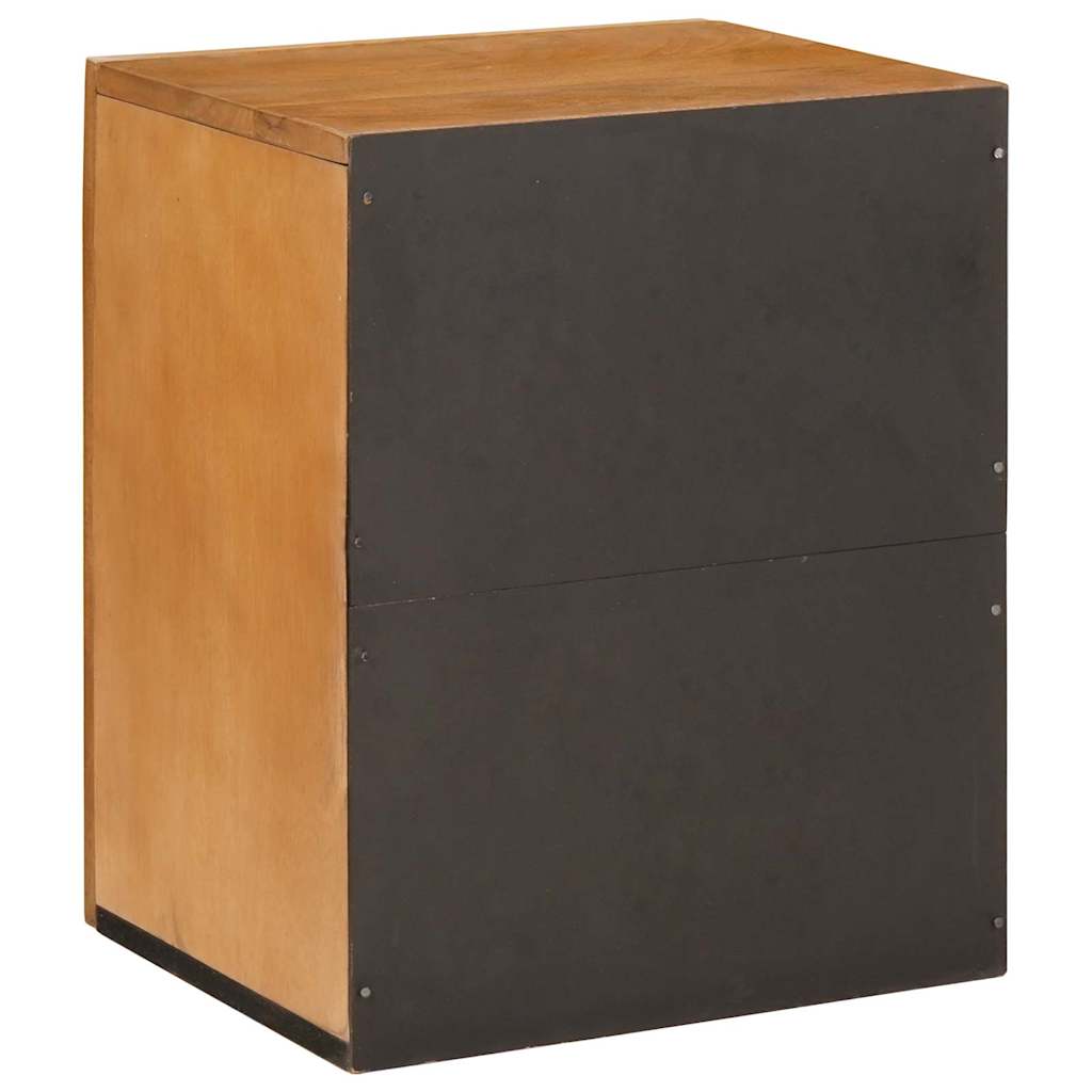 Badkamerkast Licht Bruin 38 x 33 x 48 cm Bewerkt hout is nu te koop bij PeponiXL, paradijselijk wonen!