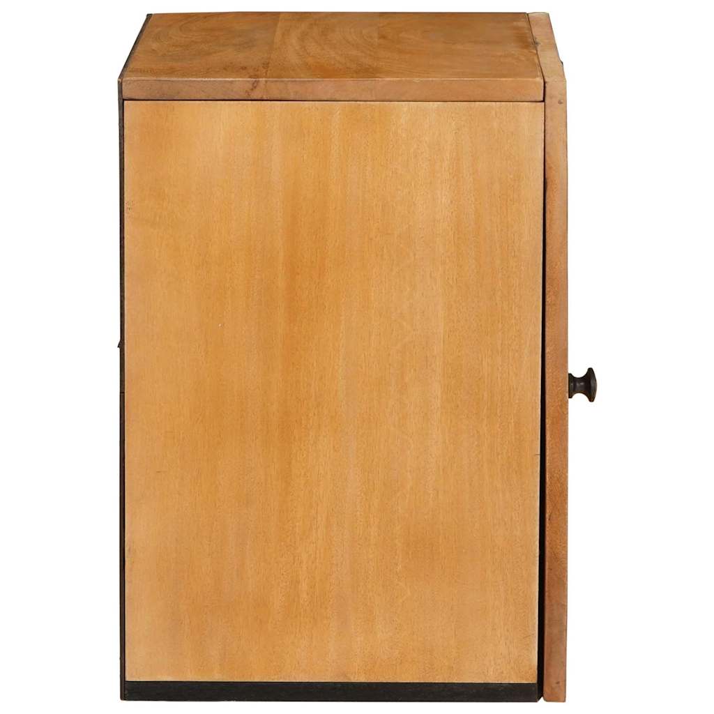Badkamerkast Licht Bruin 38 x 33 x 48 cm Bewerkt hout is nu te koop bij PeponiXL, paradijselijk wonen!