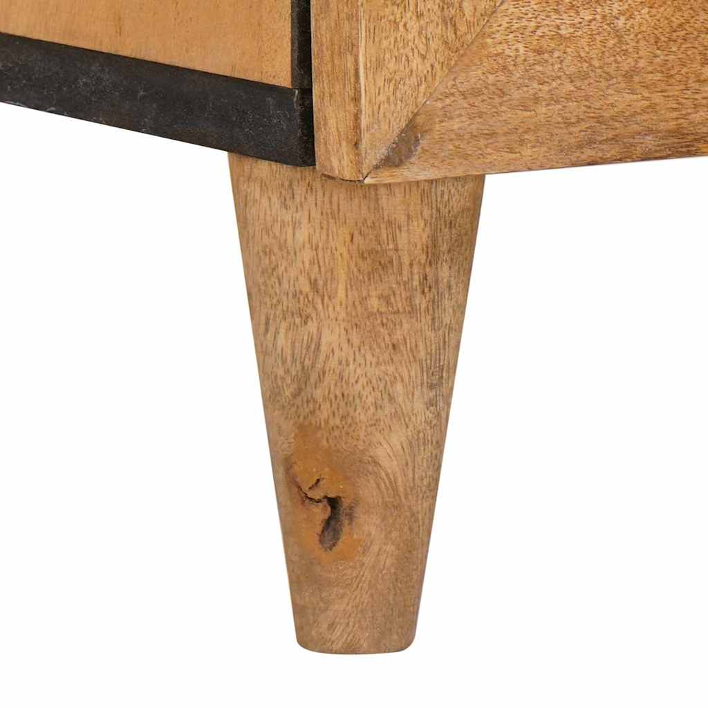 Highboard Lichtbruin 60 x 33 x 100 cm massief mangohout is nu te koop bij PeponiXL, paradijselijk wonen!