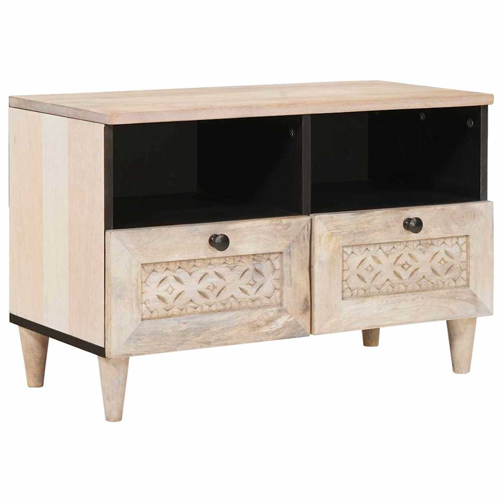 TV Eenheden met lade met plank Wit 70 x 33 x 46 cm Bewerkt hout is nu te koop bij PeponiXL, paradijselijk wonen!