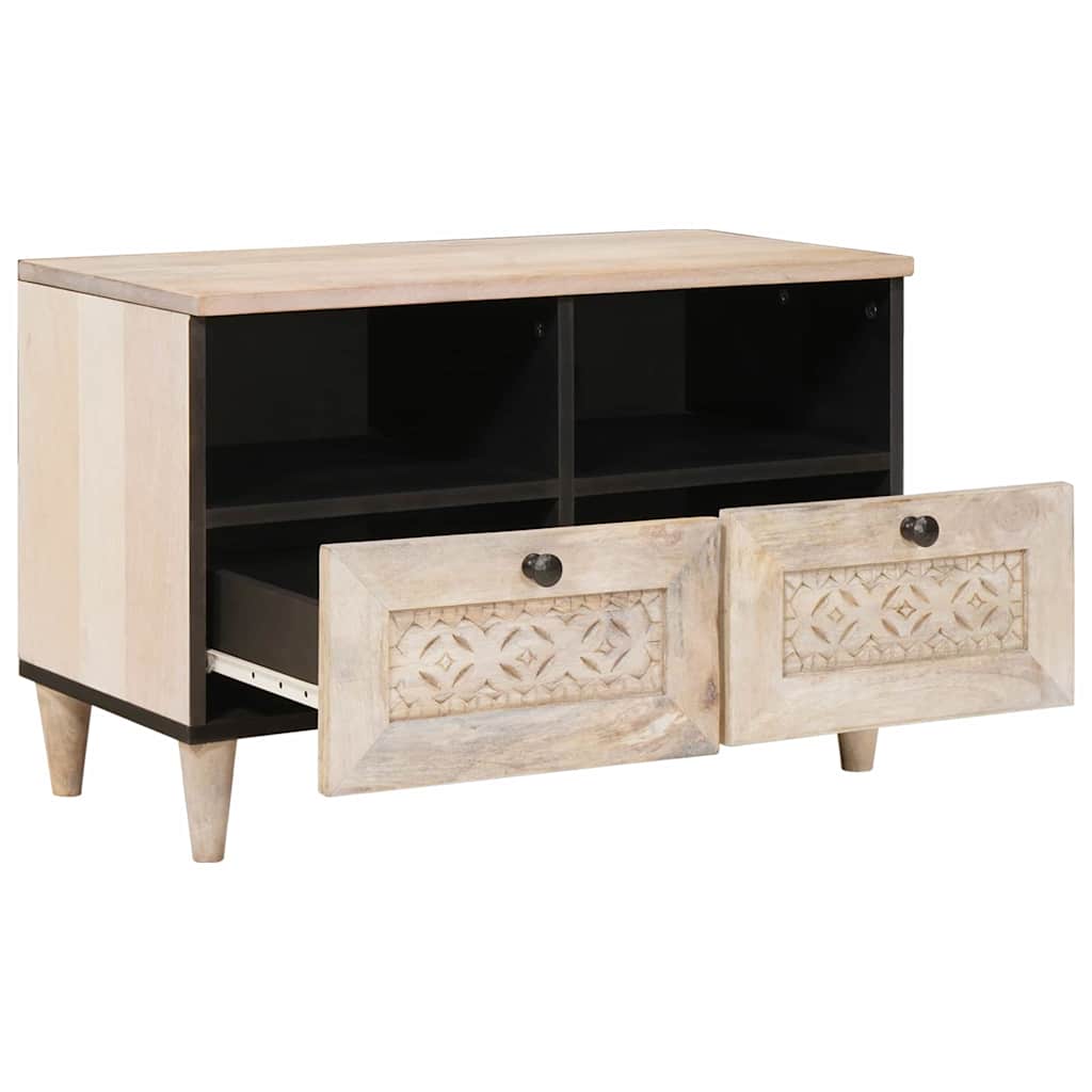 TV Eenheden met lade met plank Wit 70 x 33 x 46 cm Bewerkt hout is nu te koop bij PeponiXL, paradijselijk wonen!