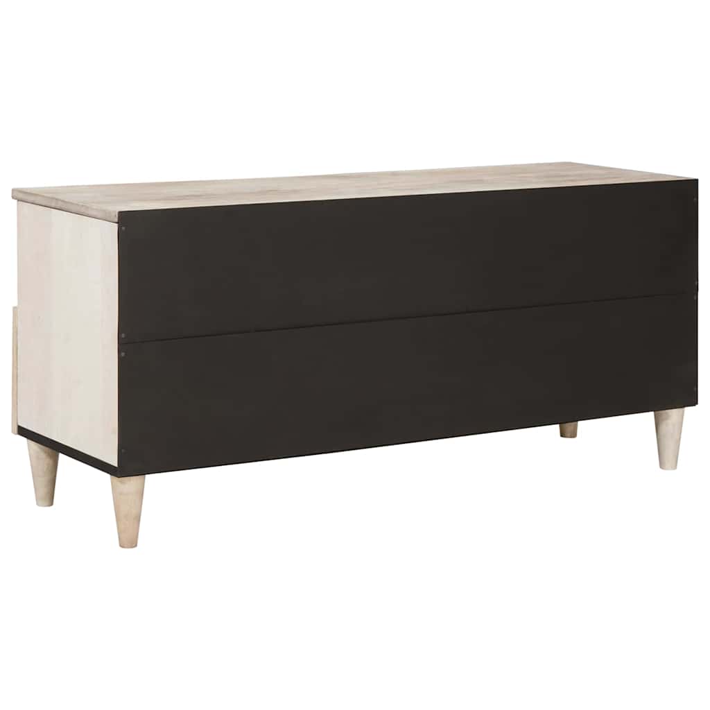 TV Eenheden met lade Wit 100 x 33 x 46 cm Bewerkt hout is nu te koop bij PeponiXL, paradijselijk wonen!