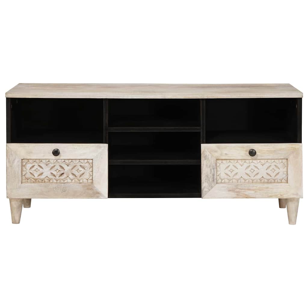 TV Eenheden met lade Wit 100 x 33 x 46 cm Bewerkt hout is nu te koop bij PeponiXL, paradijselijk wonen!