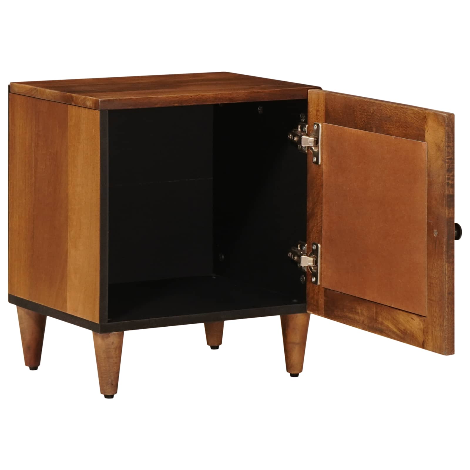 Nachtkastje Bruin 40 x 33 x 46 cm Massief Mango Hout is nu te koop bij PeponiXL, paradijselijk wonen!