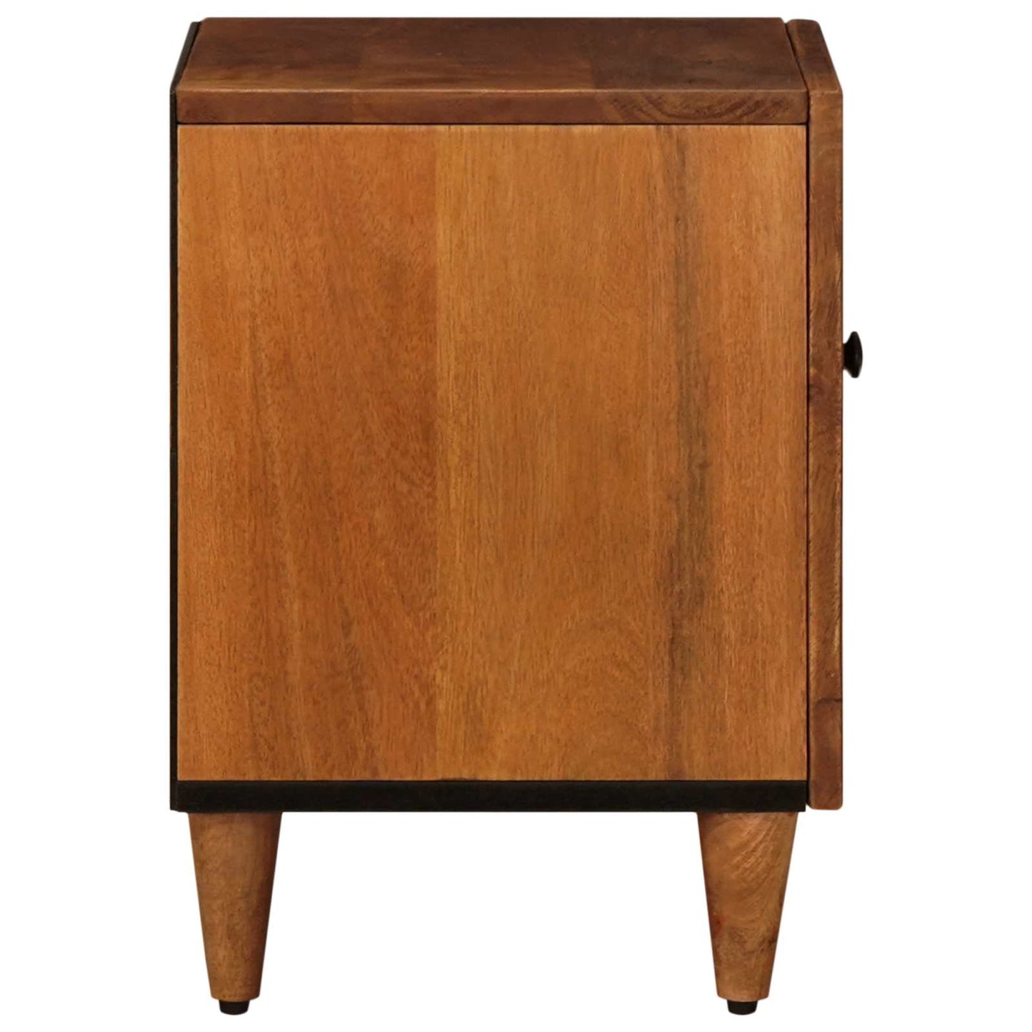 Nachtkastje Bruin 40 x 33 x 46 cm Massief Mango Hout is nu te koop bij PeponiXL, paradijselijk wonen!