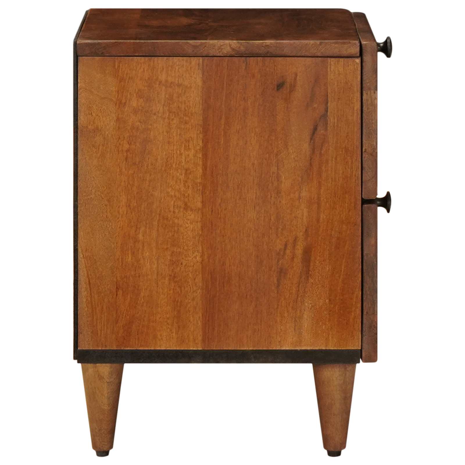 Nachtkastje met lade Bruin 40 x 33 x 46 cm Massief Mango Hout is nu te koop bij PeponiXL, paradijselijk wonen!