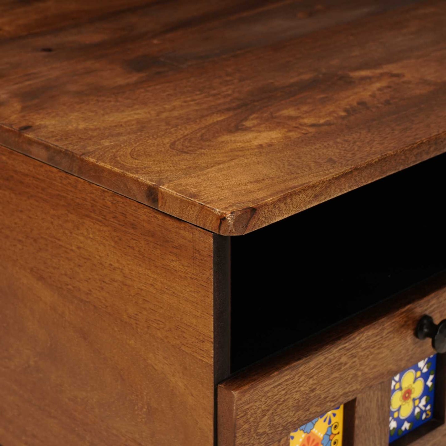 TV-kast Walnotenhout 70 x 33 x 46 cm Massief Mango Hout is nu te koop bij PeponiXL, paradijselijk wonen!
