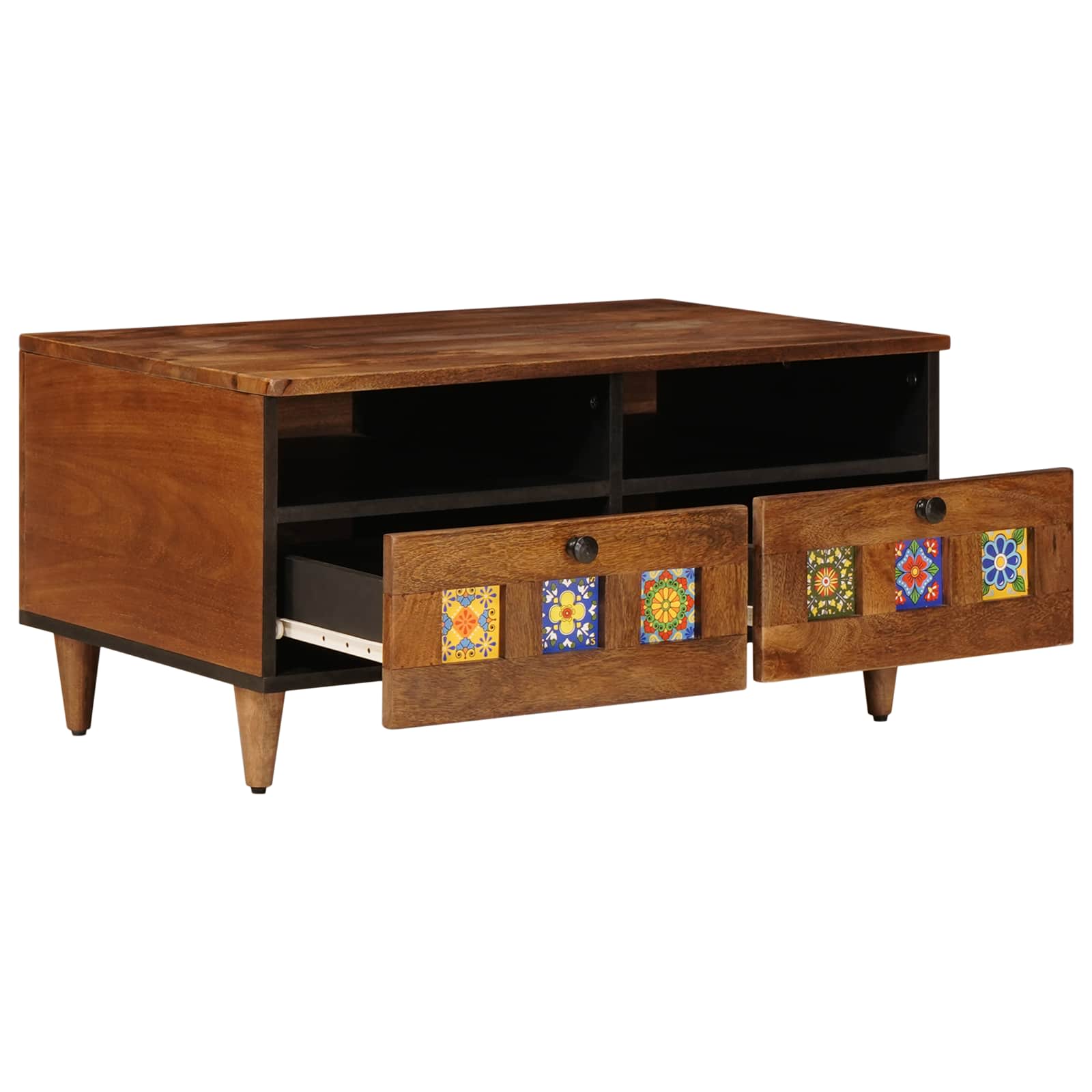 TV-kast Walnotenhout 70 x 33 x 46 cm Massief Mango Hout is nu te koop bij PeponiXL, paradijselijk wonen!