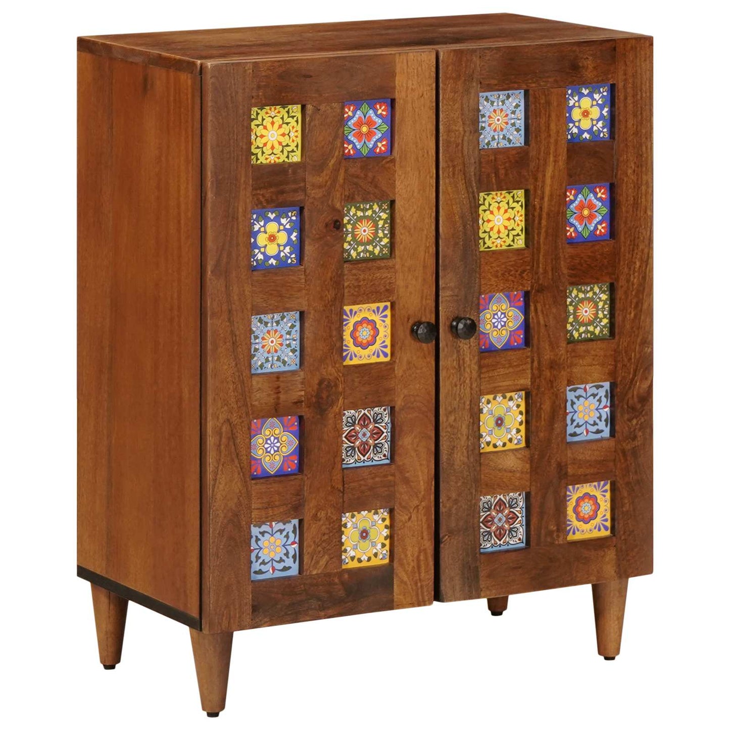 Dressoir Walnotenhout 60 x 33 x 75 cm Massief Mango Hout is nu te koop bij PeponiXL, paradijselijk wonen!