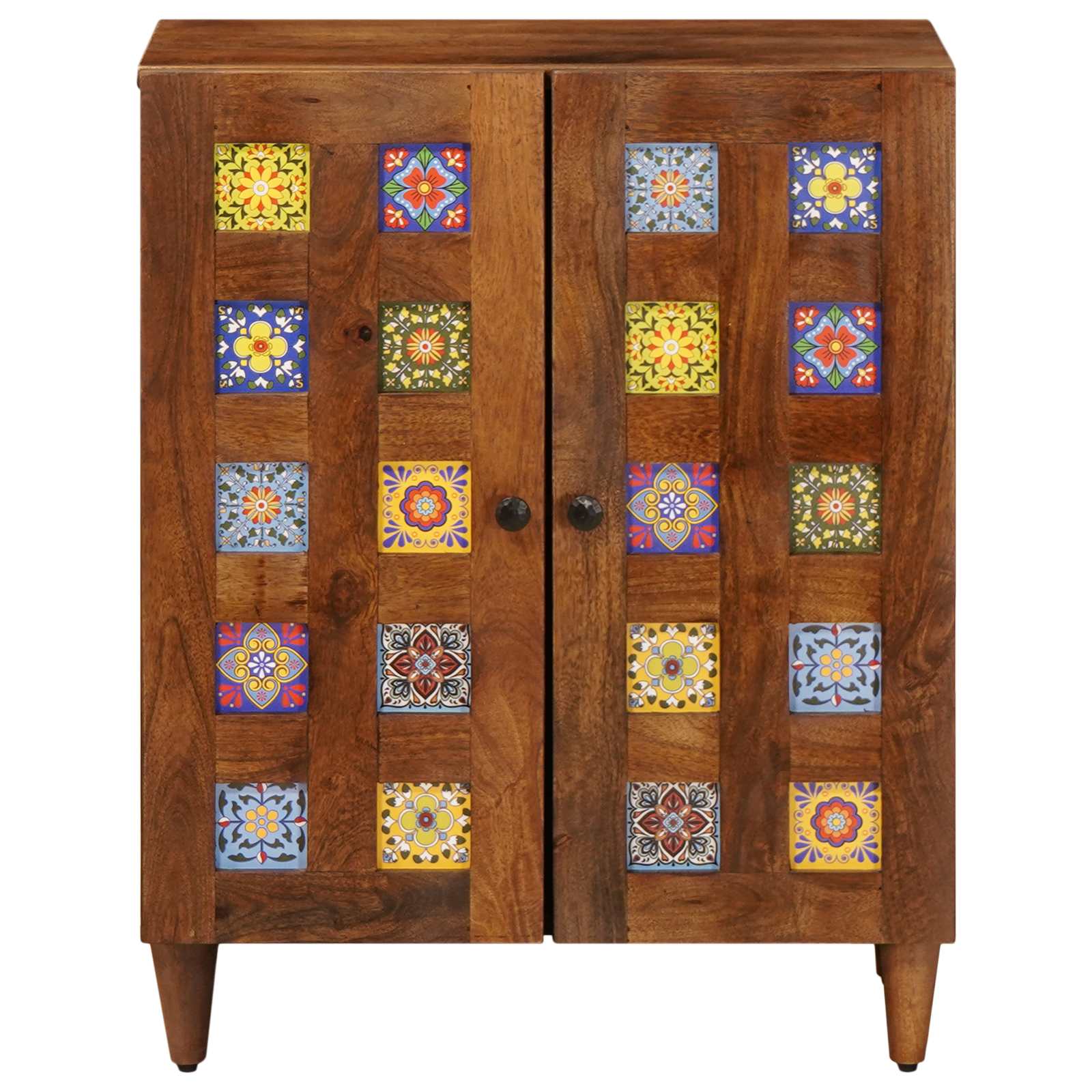 Dressoir Walnotenhout 60 x 33 x 75 cm Massief Mango Hout is nu te koop bij PeponiXL, paradijselijk wonen!