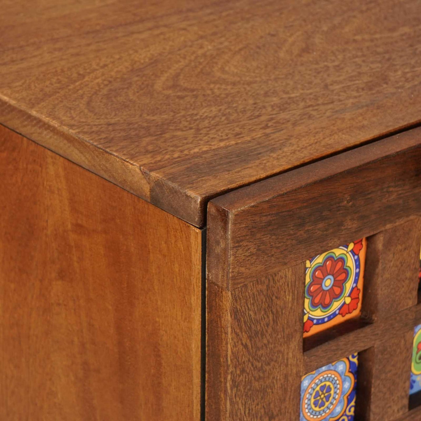 Dressoir Walnotenhout 60 x 33 x 75 cm Massief Mango Hout is nu te koop bij PeponiXL, paradijselijk wonen!