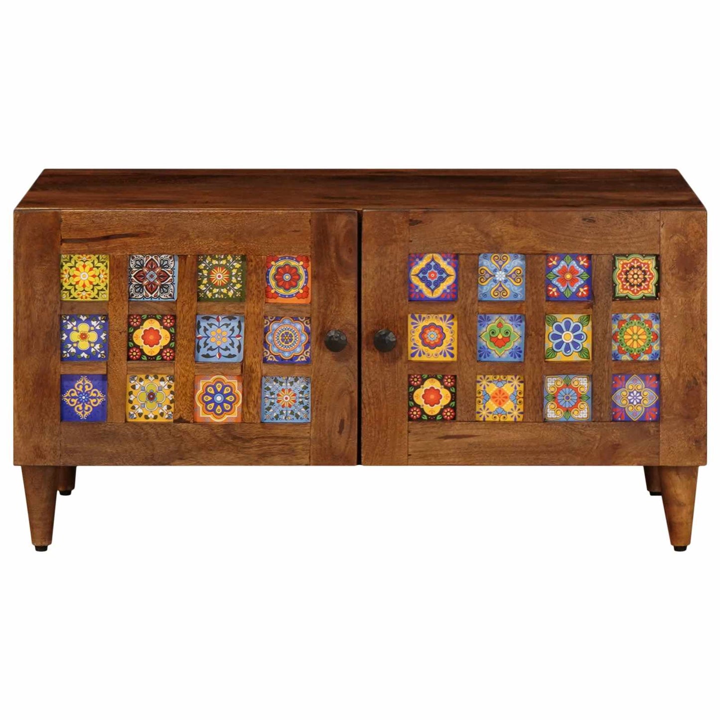 Salontafel Bruin 80 x 50 x 40 cm Massief Mango Hout is nu te koop bij PeponiXL, paradijselijk wonen!