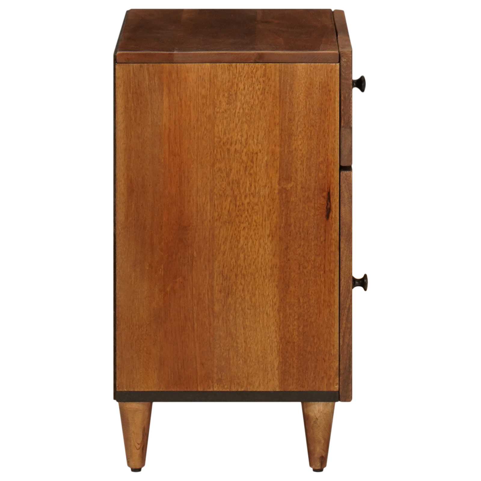 Nachtkastje met lade Bruin 50 x 33 x 60 cm Massief Mango Hout is nu te koop bij PeponiXL, paradijselijk wonen!