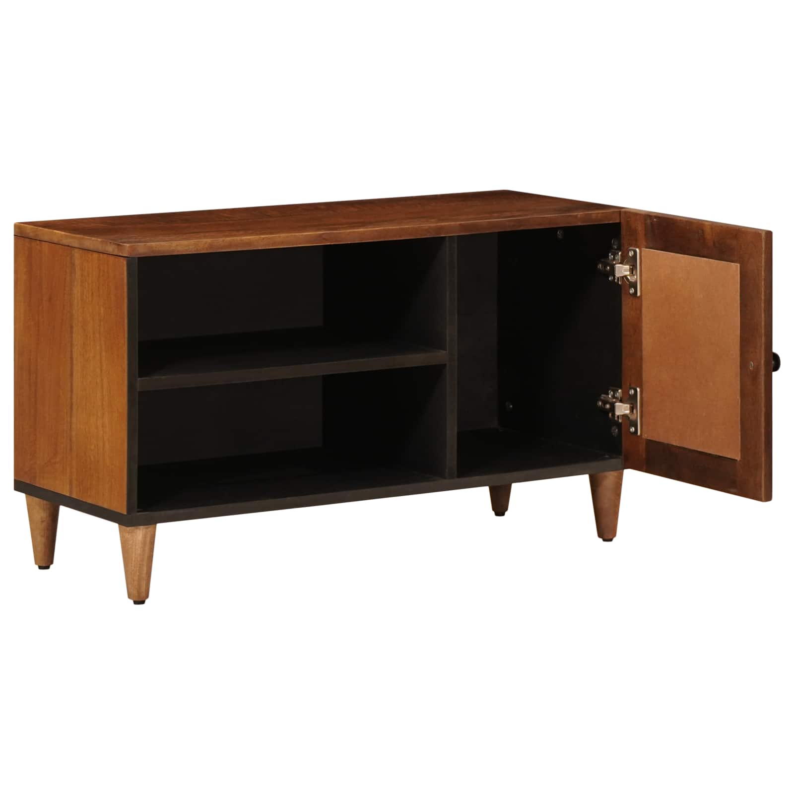 TV-kast Walnotenhout 80 x 33 x 46 cm Massief Mango Hout is nu te koop bij PeponiXL, paradijselijk wonen!