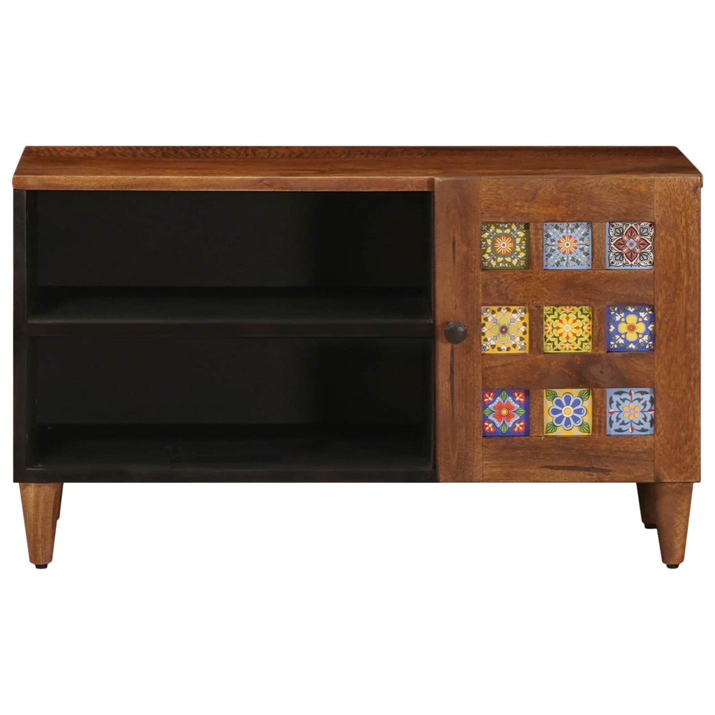TV-kast Walnotenhout 80 x 33 x 46 cm Massief Mango Hout is nu te koop bij PeponiXL, paradijselijk wonen!