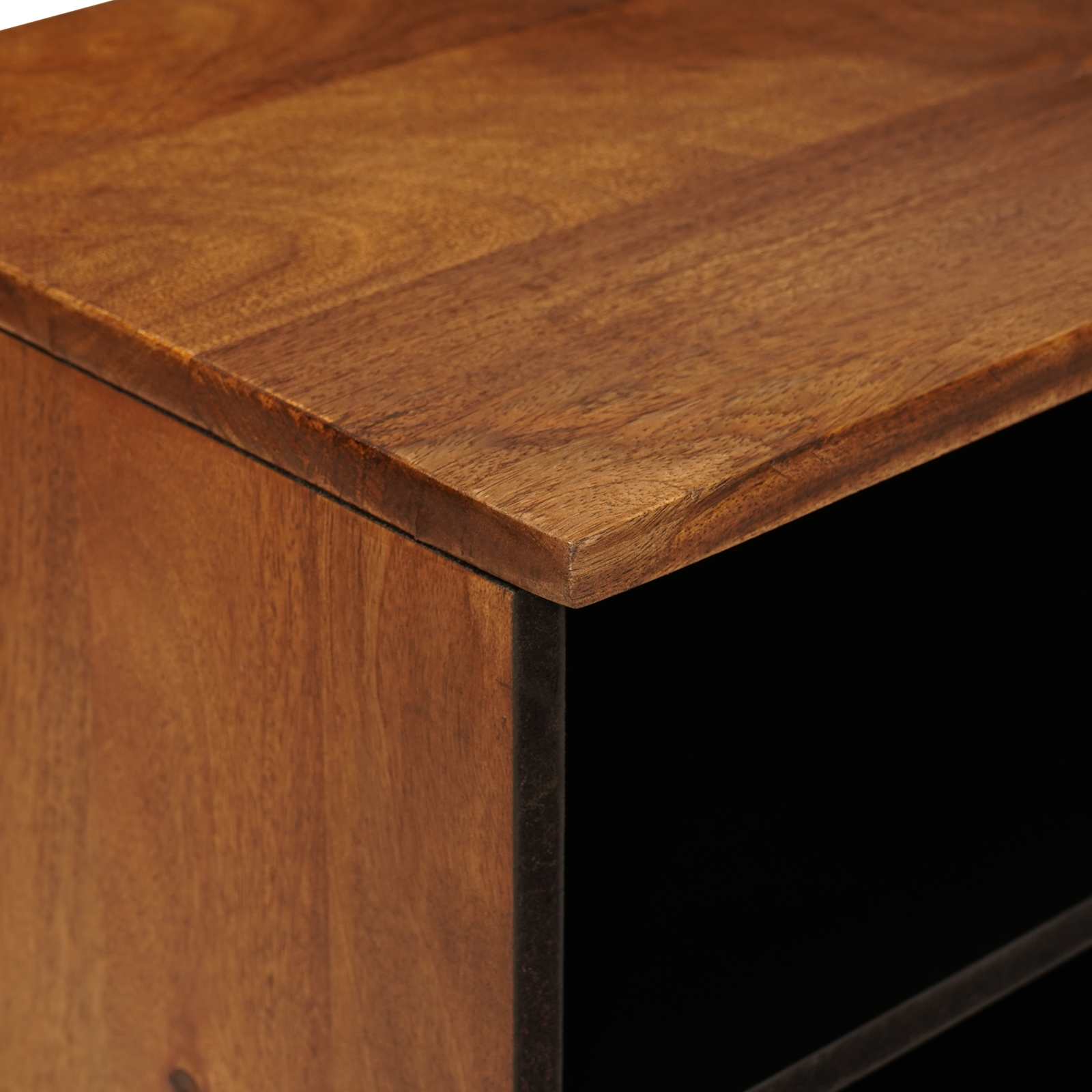 TV-kast Walnotenhout 100 x 33 x 46 cm Massief Mango Hout is nu te koop bij PeponiXL, paradijselijk wonen!