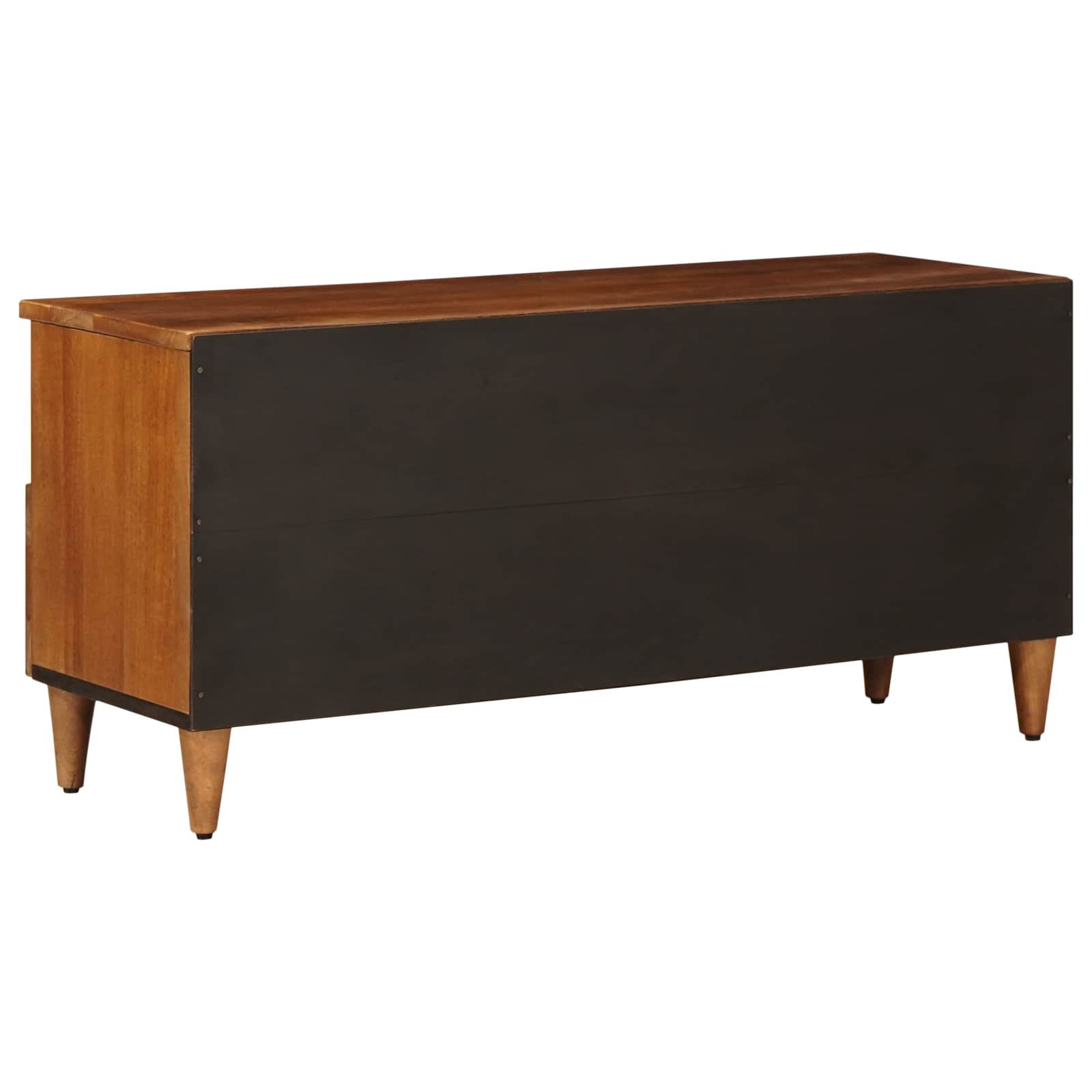 TV-kast Walnotenhout 100 x 33 x 46 cm Massief Mango Hout is nu te koop bij PeponiXL, paradijselijk wonen!