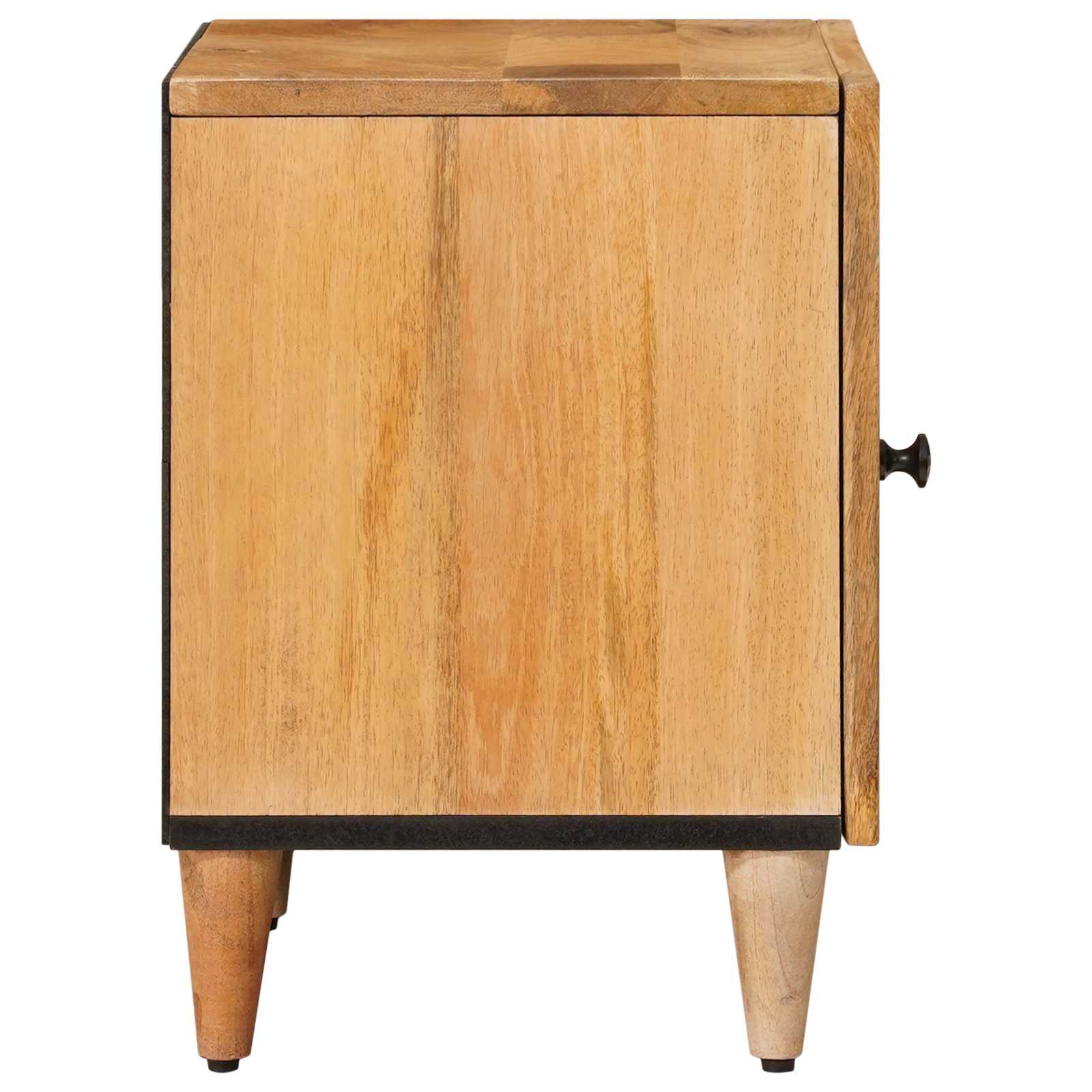 Nachtkastje 2 pcs Naturel 40 x 33 x 46 cm Massief Mango Hout is nu te koop bij PeponiXL, paradijselijk wonen!
