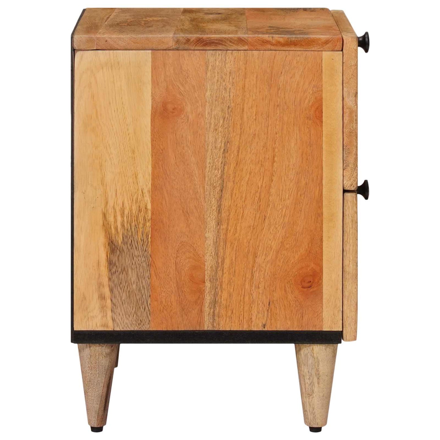 Nachtkastje Naturel 40 x 33,5 x 46 cm Massief Mango Hout is nu te koop bij PeponiXL, paradijselijk wonen!