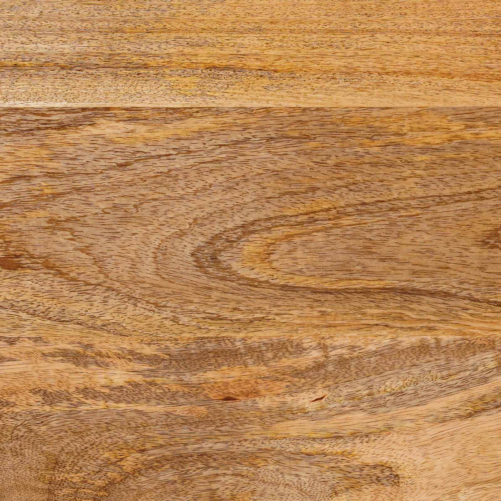 TV-kast met plank Naturel 105 x 33 x 46 cm Massief Mango Hout is nu te koop bij PeponiXL, paradijselijk wonen!
