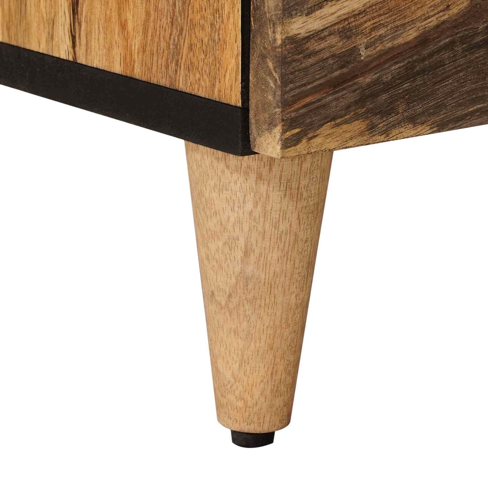 TV-kast met lade Naturel 70 x 33 x 46 cm Massief Mango Hout is nu te koop bij PeponiXL, paradijselijk wonen!